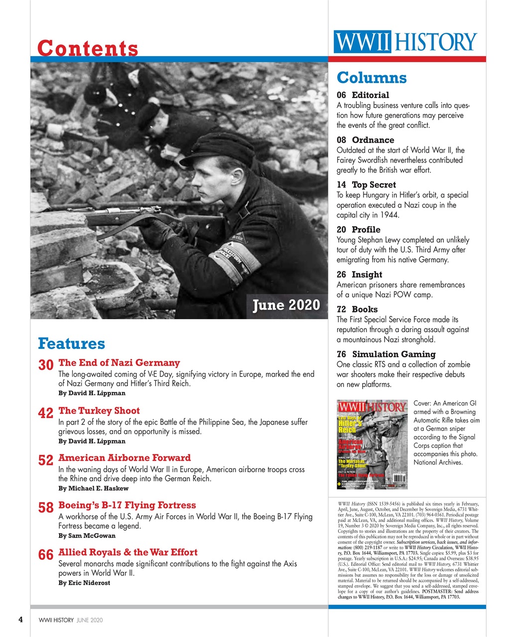 WW2 History Magazine Preview Pages