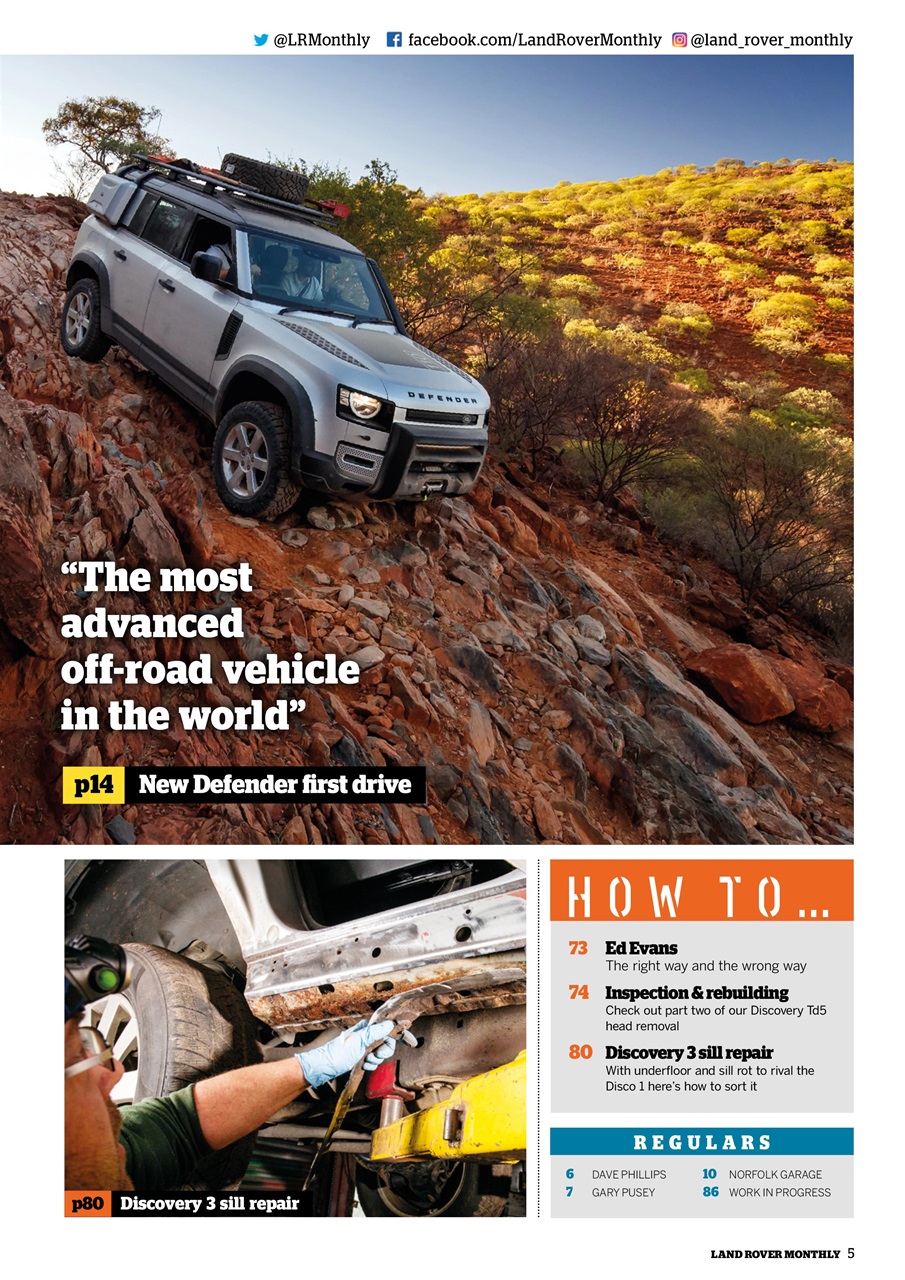 Land Rover Monthly Preview Pages
