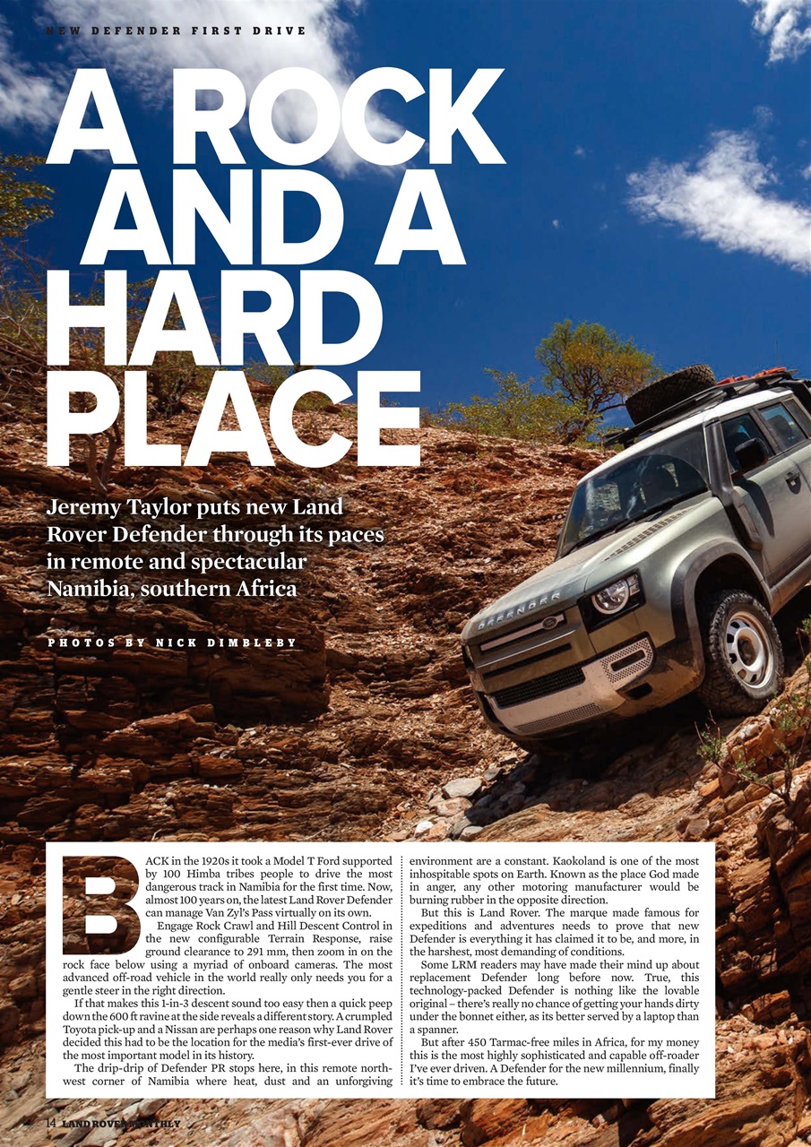 Land Rover Monthly Preview Pages