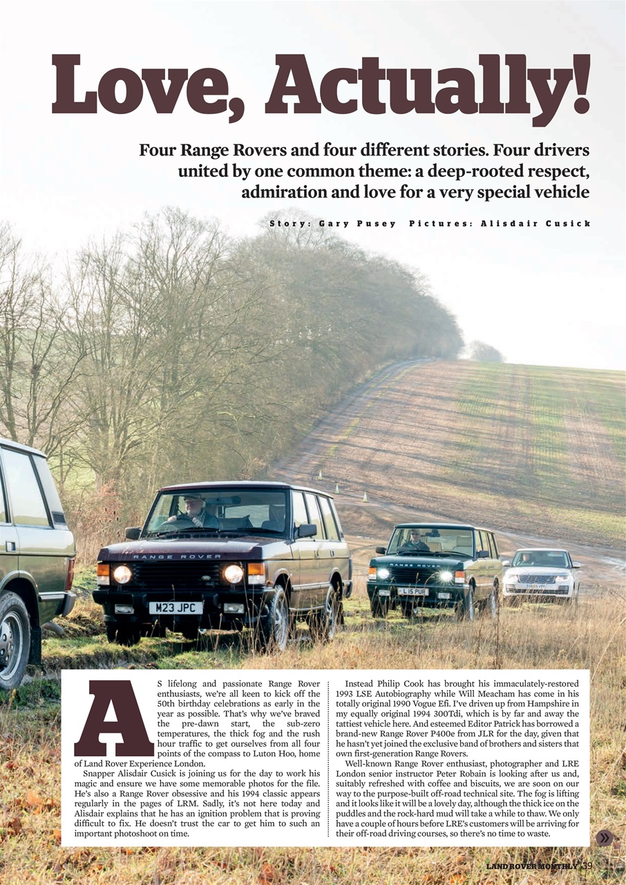 Land Rover Monthly Preview Pages