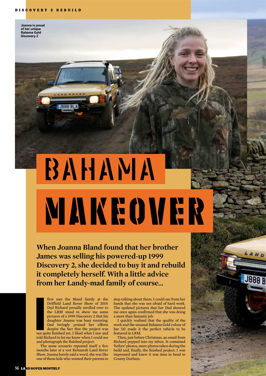 Land Rover Monthly Preview Pages