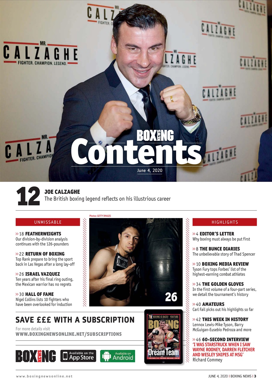 Boxing News Preview Pages