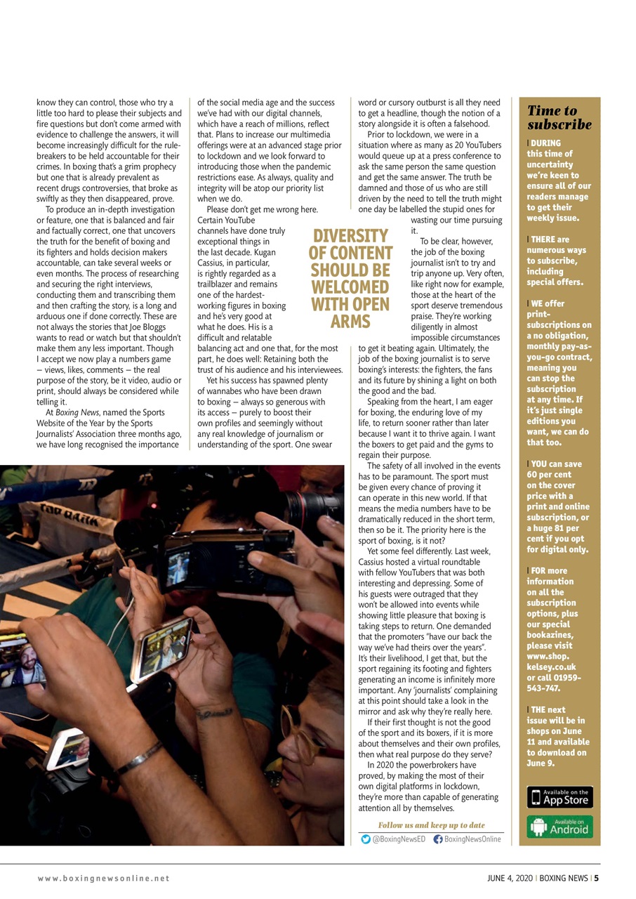 Boxing News Preview Pages