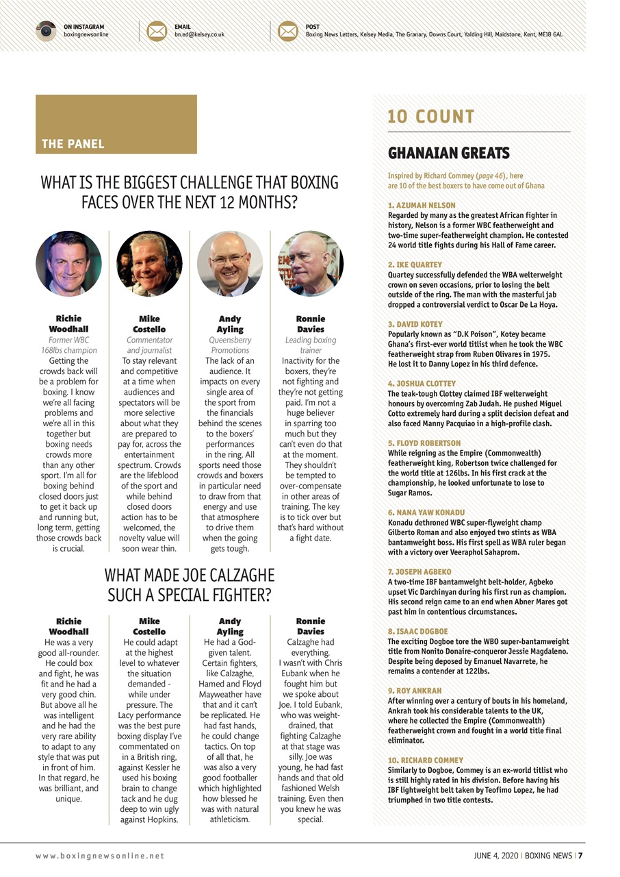 Boxing News Preview Pages