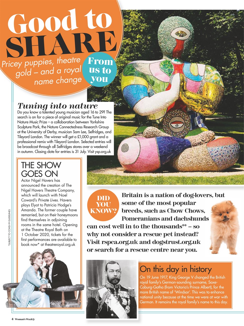 Woman's Weekly Preview Pages