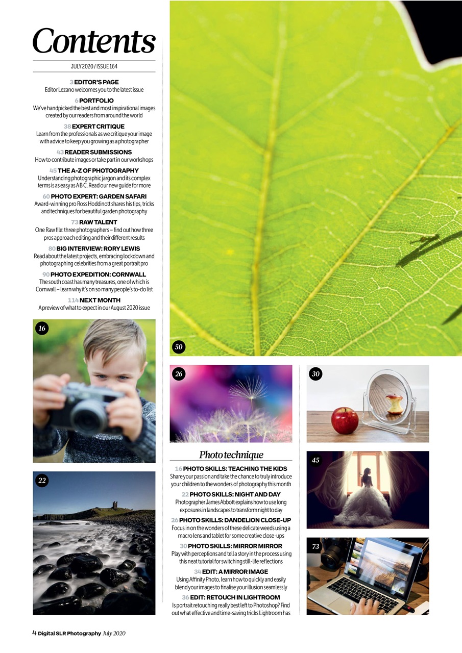 Digital SLR Photography Preview Pages