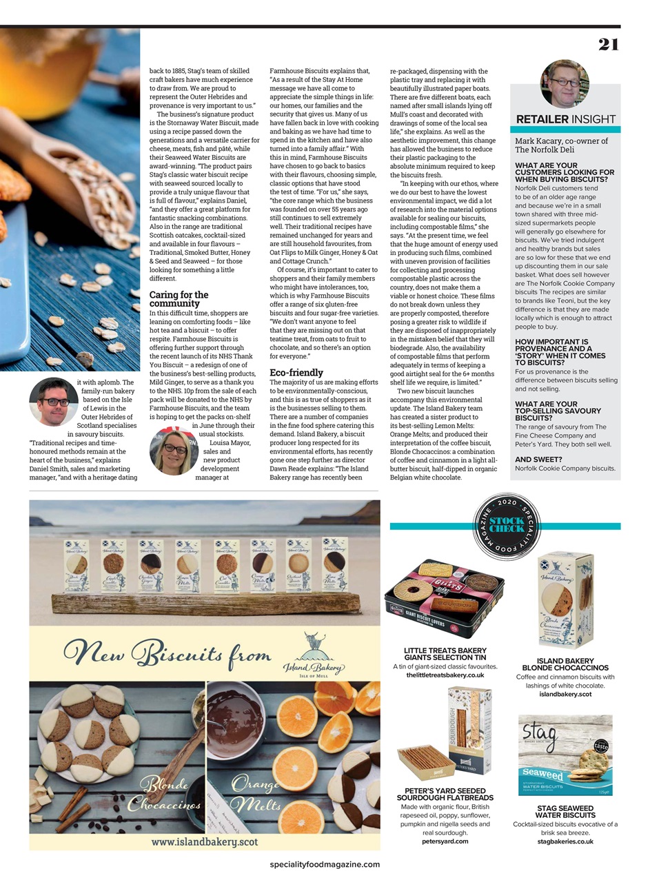 Speciality Food Preview Pages