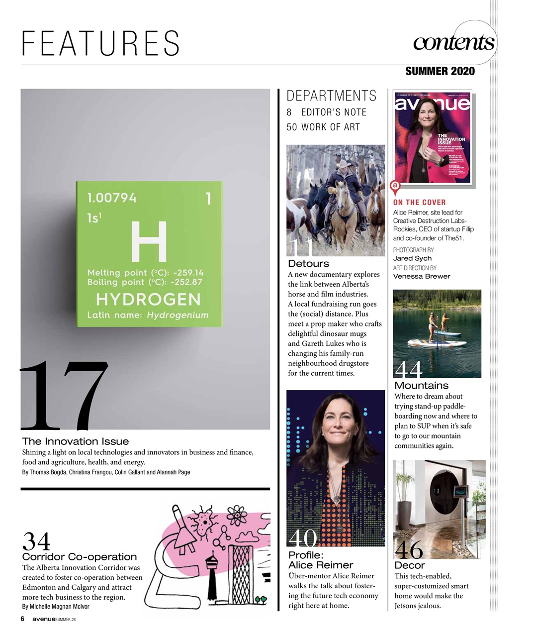 Avenue Calgary Preview Pages