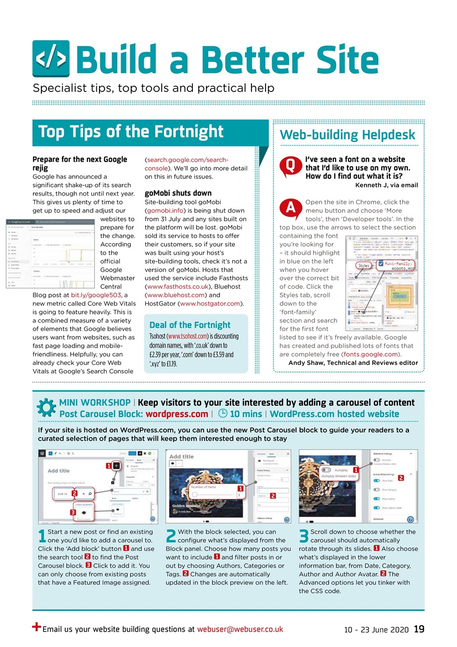 Webuser Preview Pages