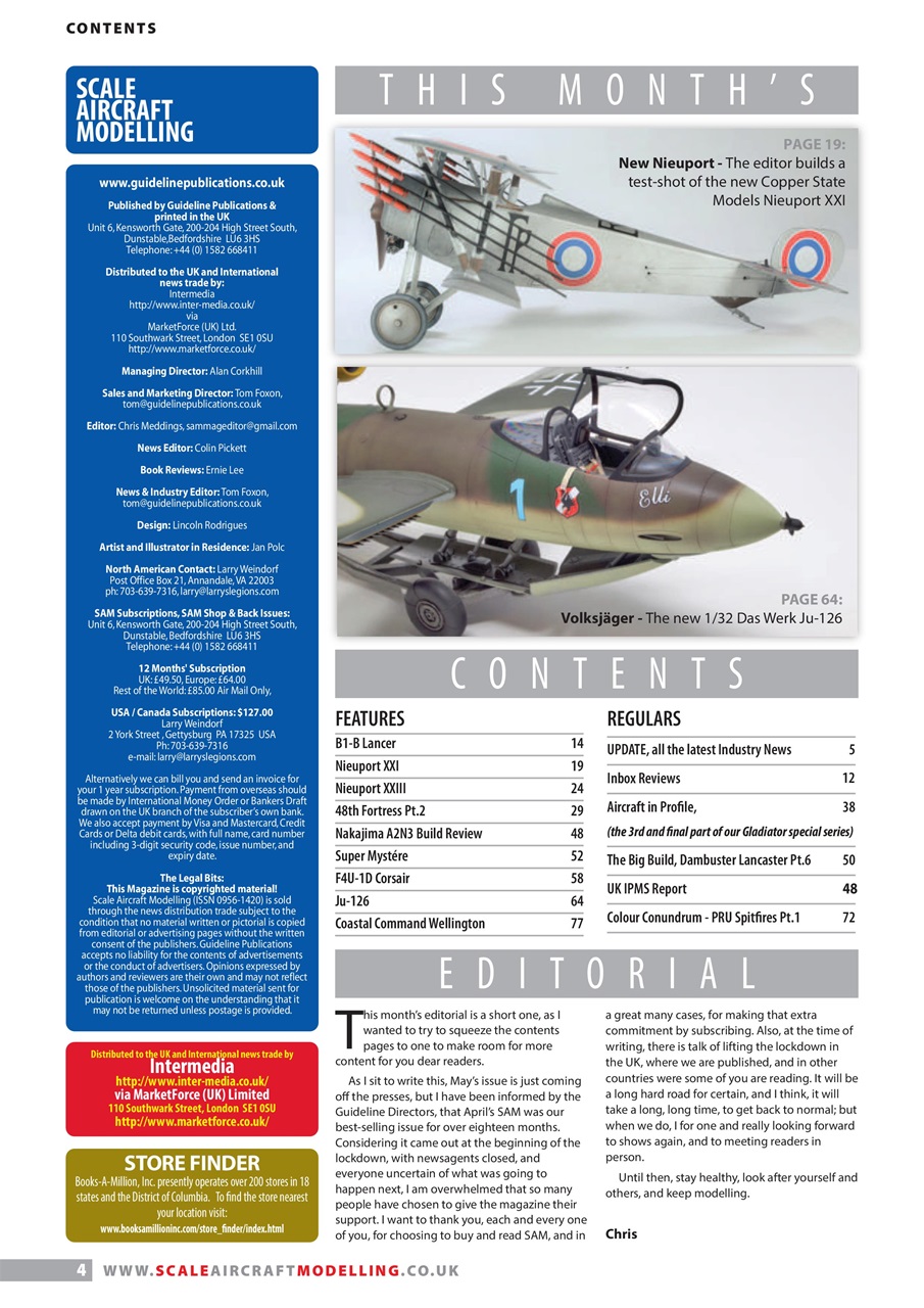 Scale Aircraft Modelling Preview Pages