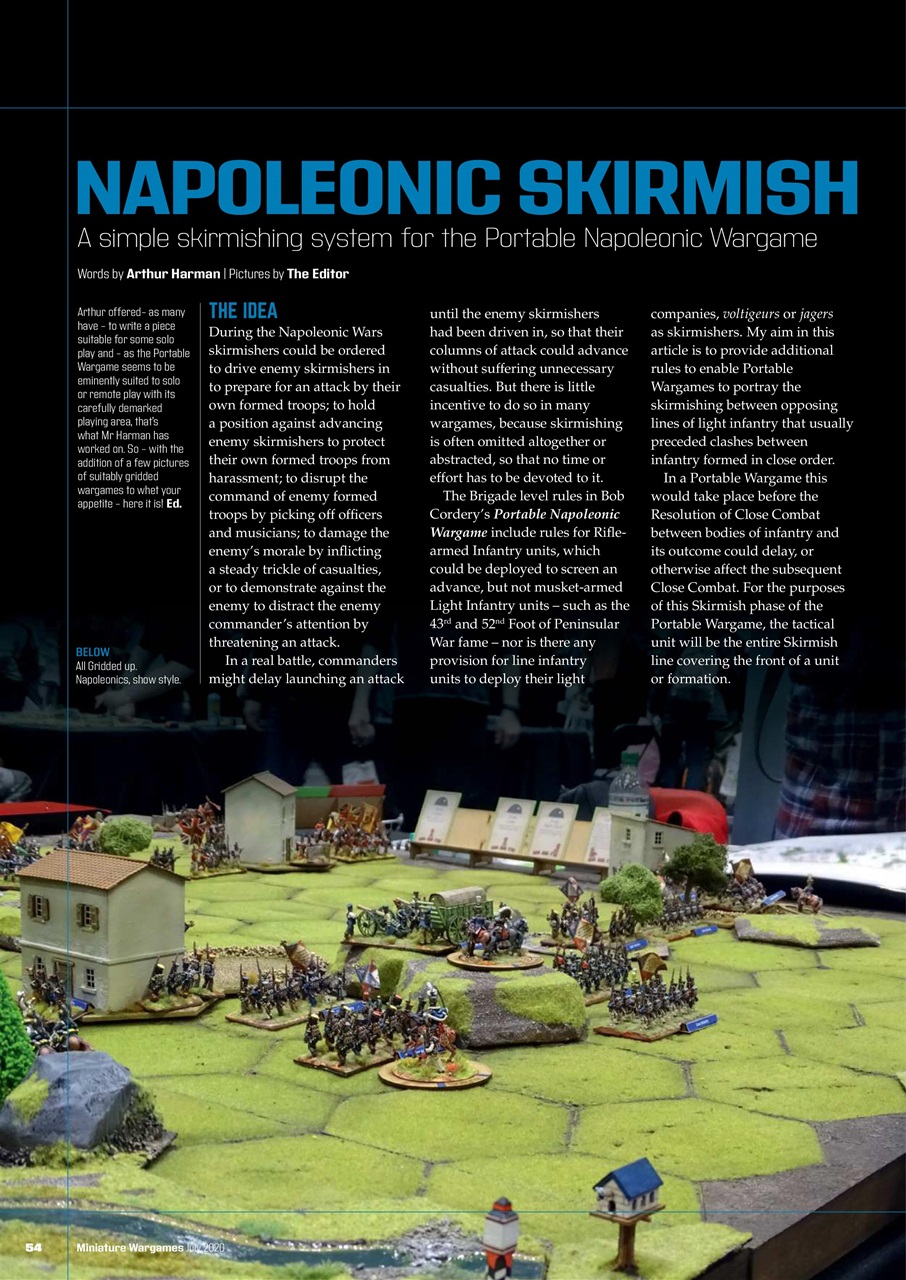 Miniature Wargames Preview Pages