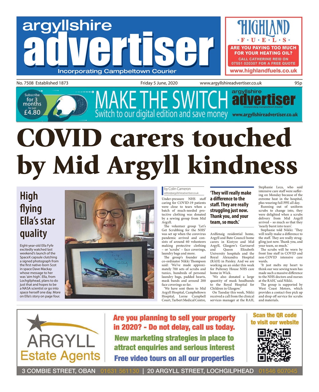 Argyllshire Advertiser Preview Pages