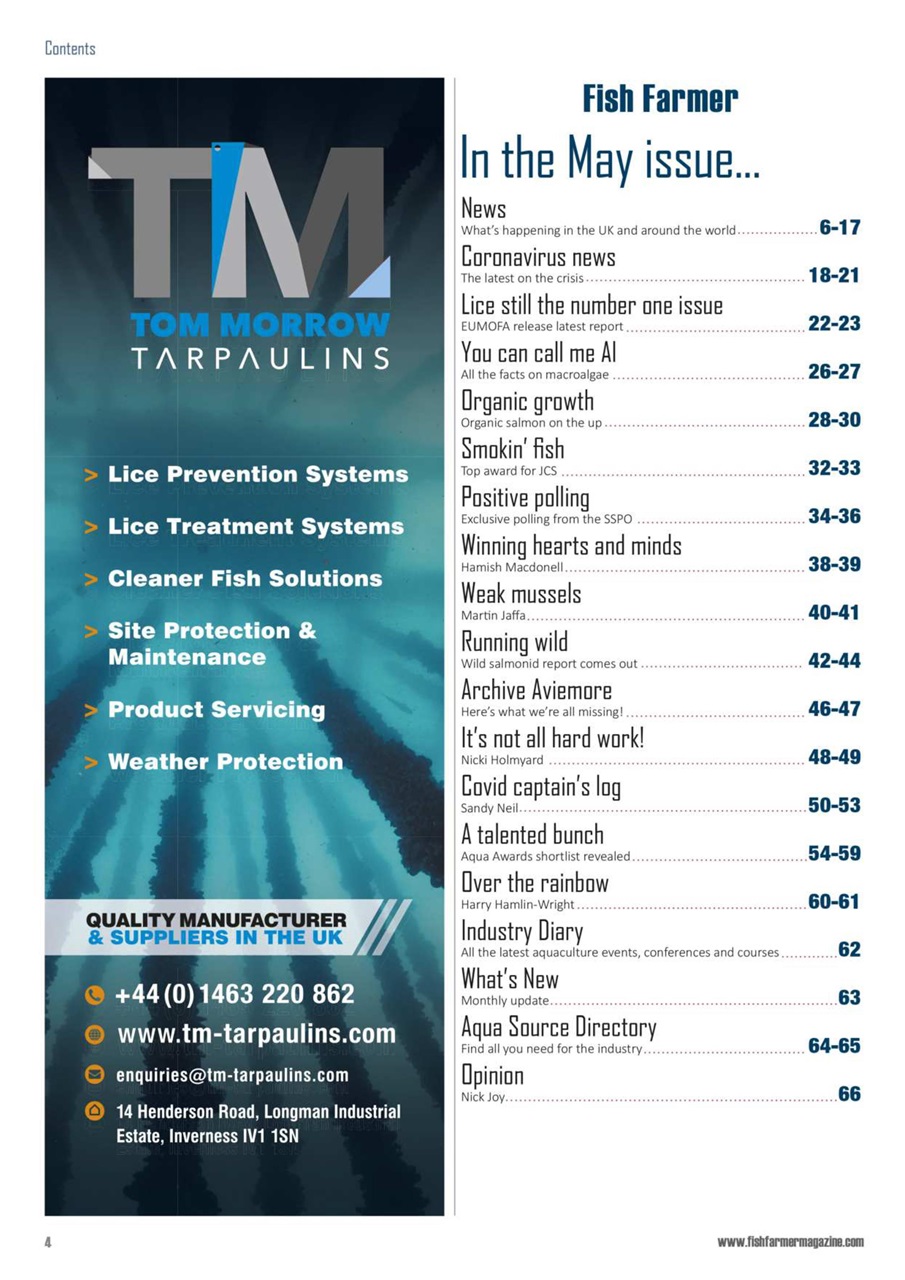 Fish Farmer Magazine Preview Pages