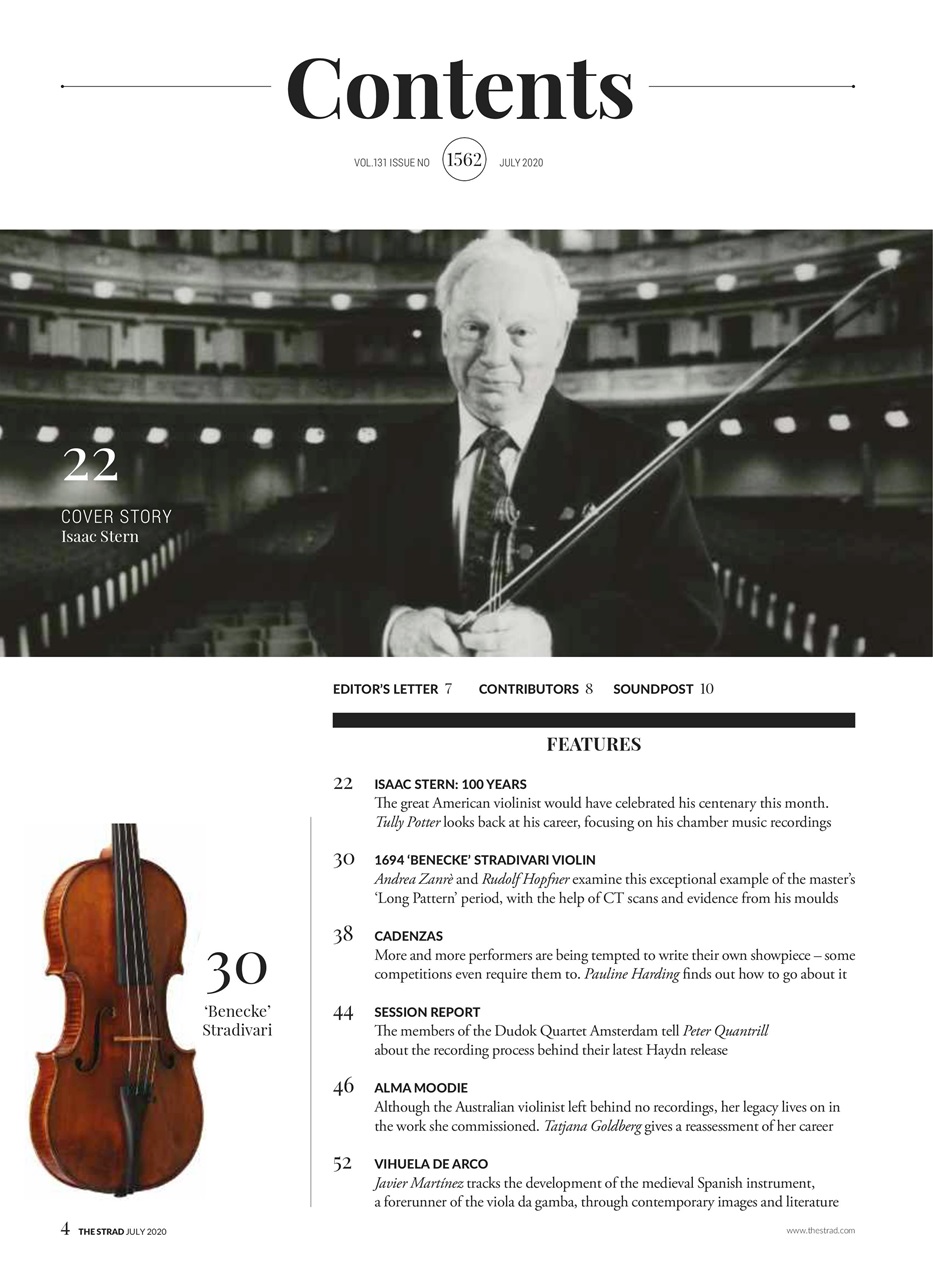 The Strad Preview Pages