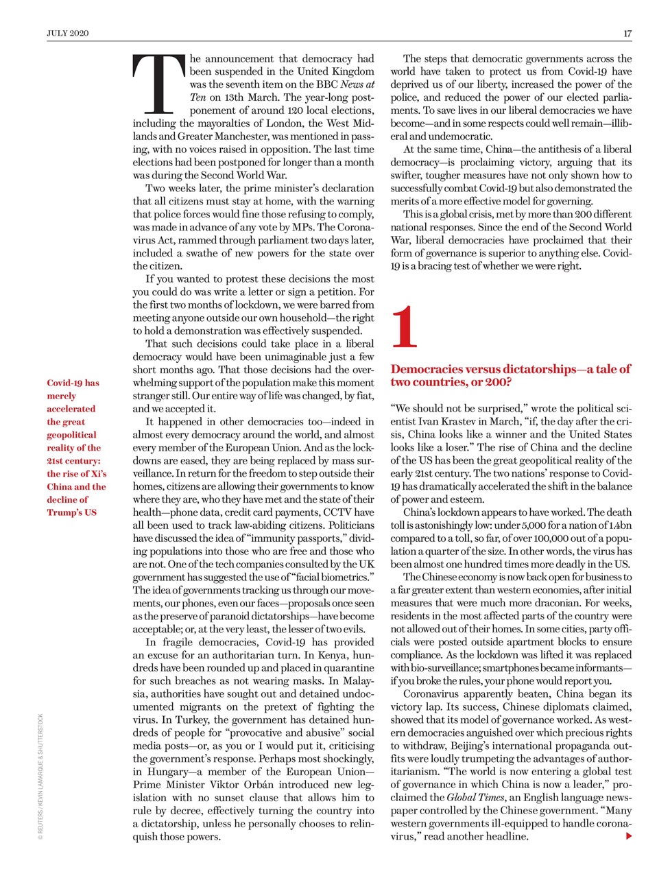 Prospect Magazine Preview Pages