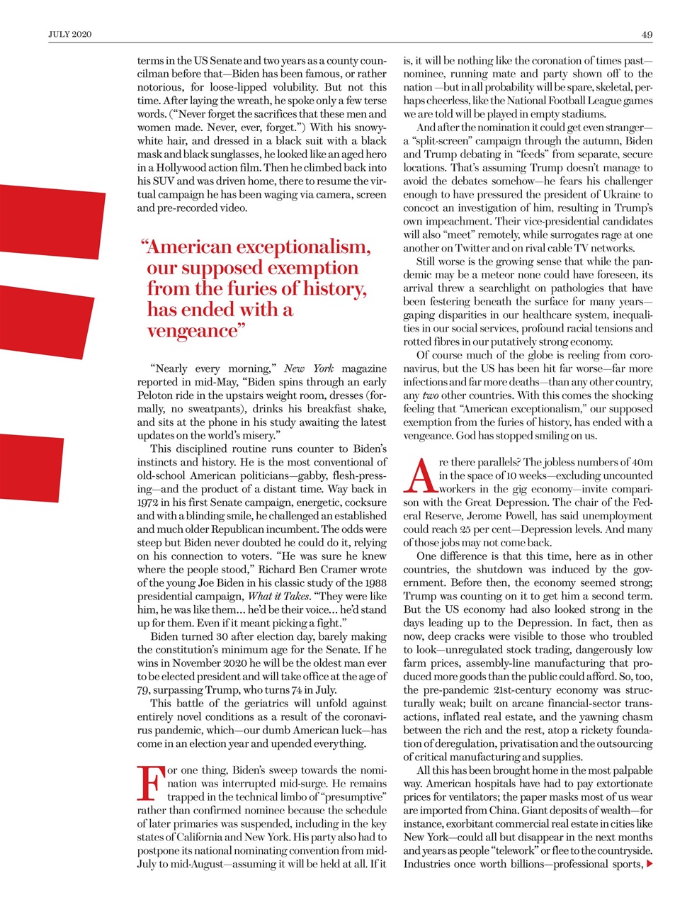 Prospect Magazine Preview Pages