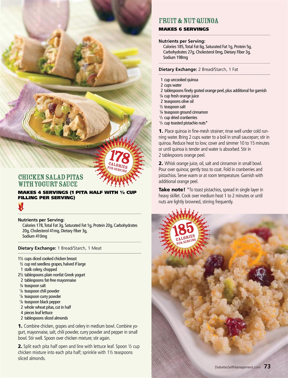 Diabetes Self-Management Preview Pages