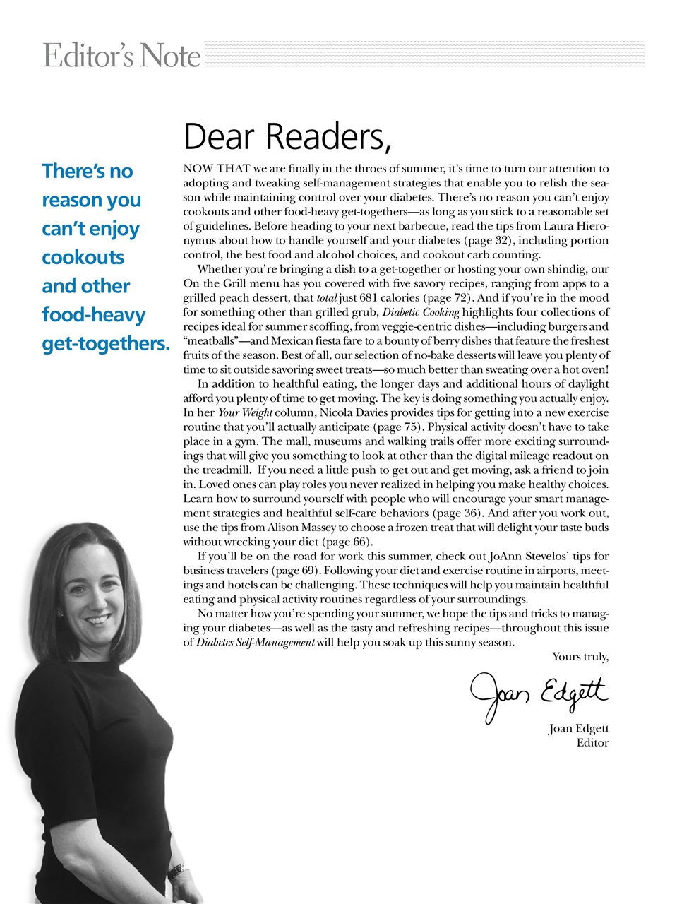 Diabetes Self-Management Preview Pages