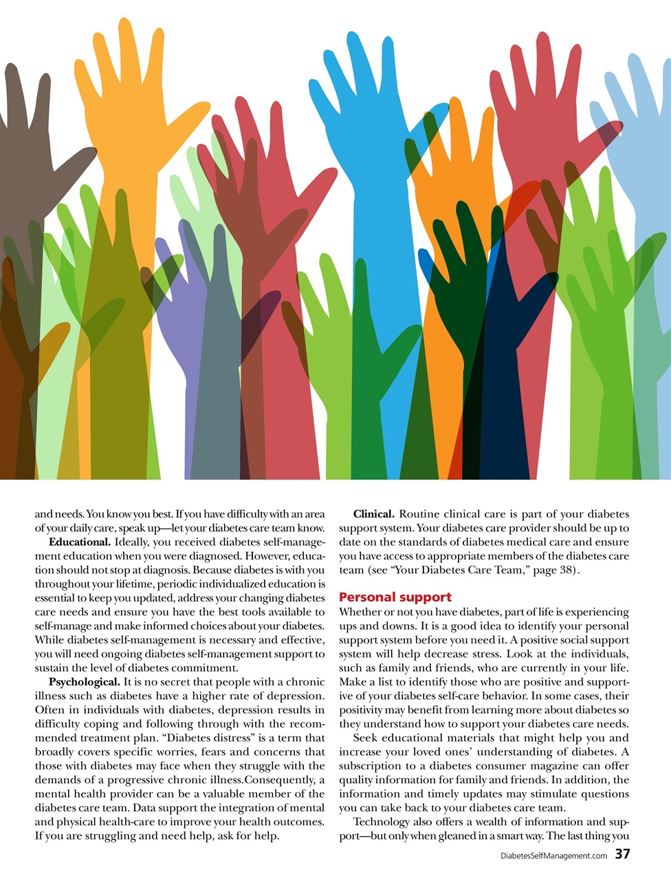 Diabetes Self-Management Preview Pages