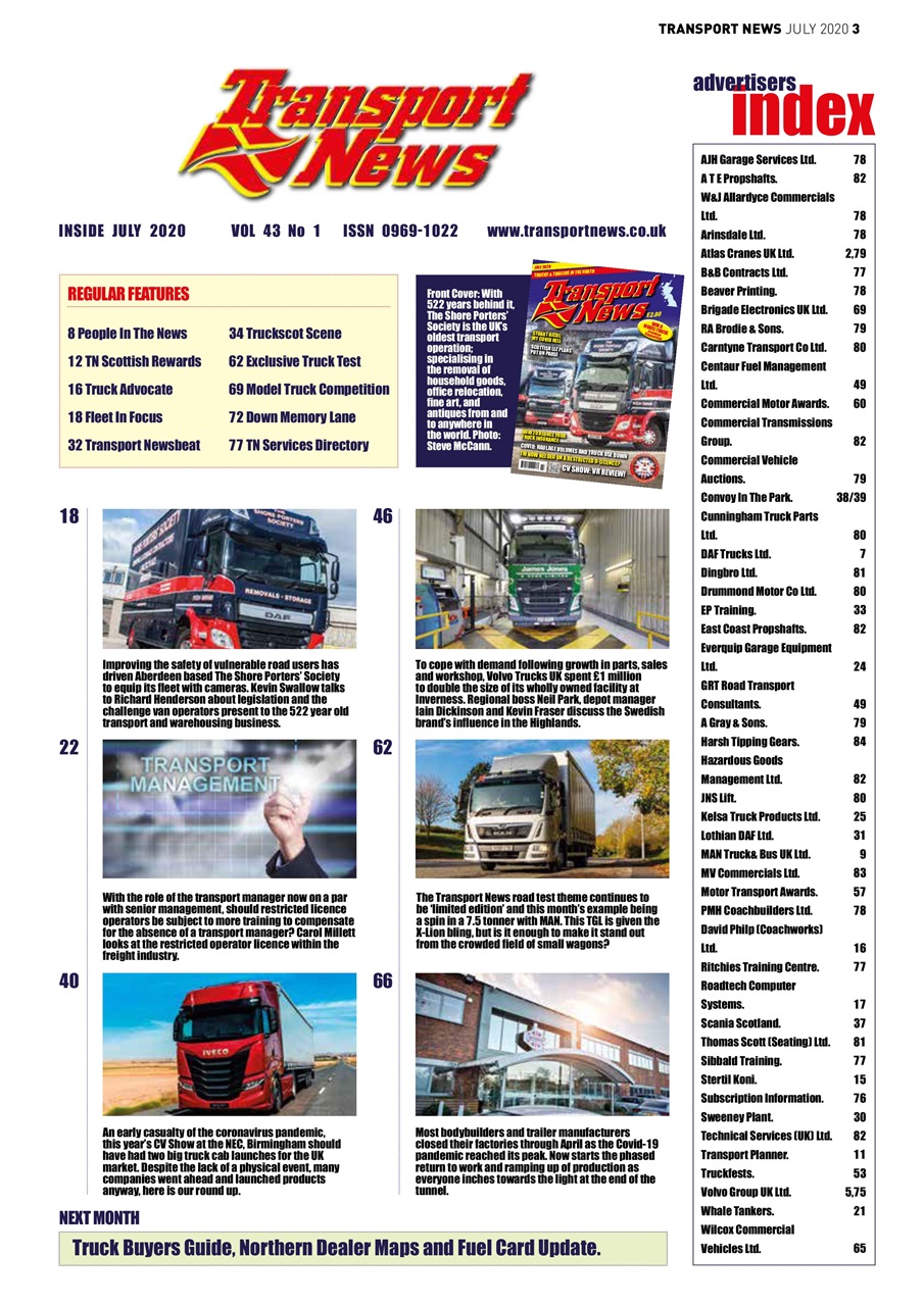 Transport News Preview Pages