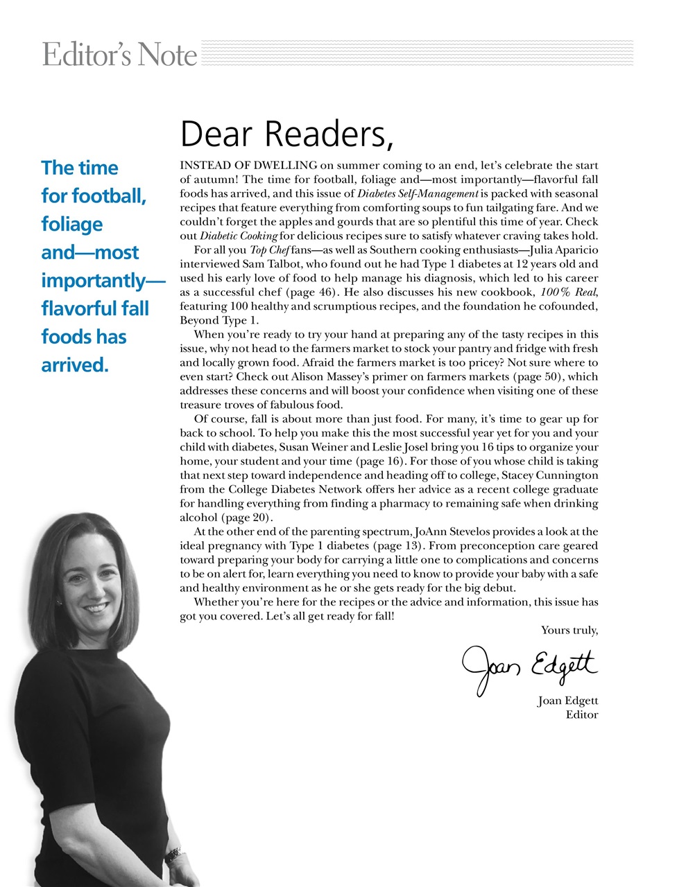 Diabetes Self-Management Preview Pages