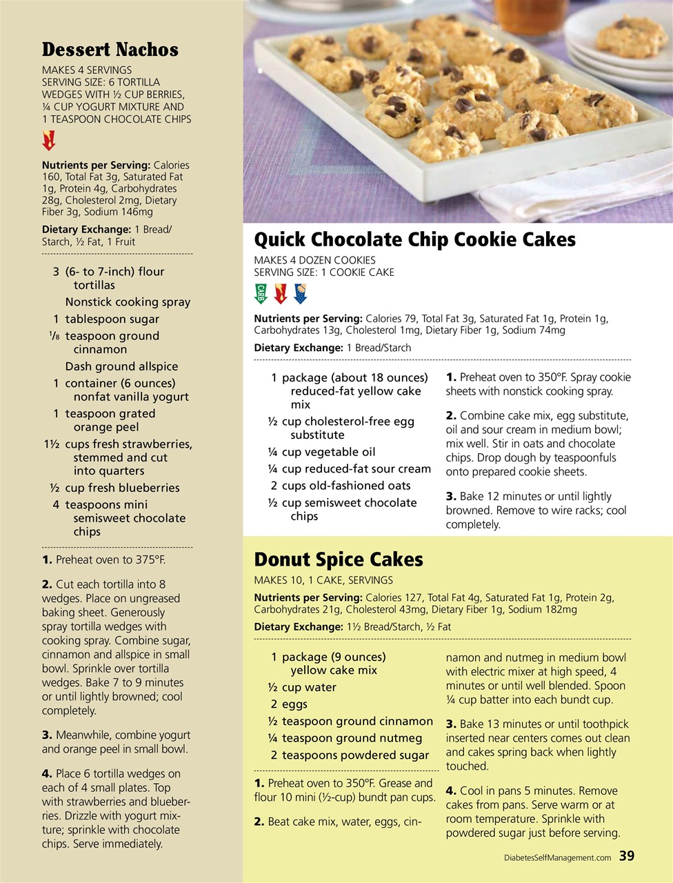 Diabetes Self-Management Preview Pages