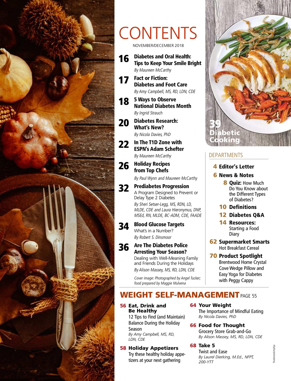 Diabetes Self-Management Preview Pages