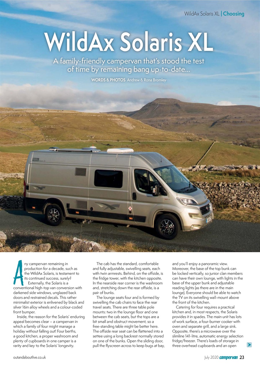 Campervan Preview Pages