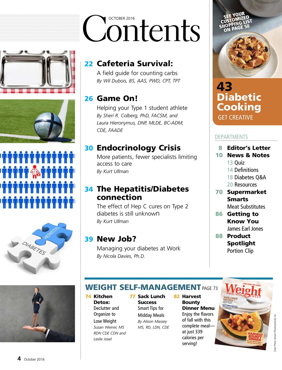 Diabetes Self-Management Preview Pages
