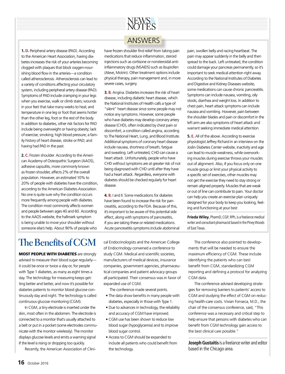 Diabetes Self-Management Preview Pages
