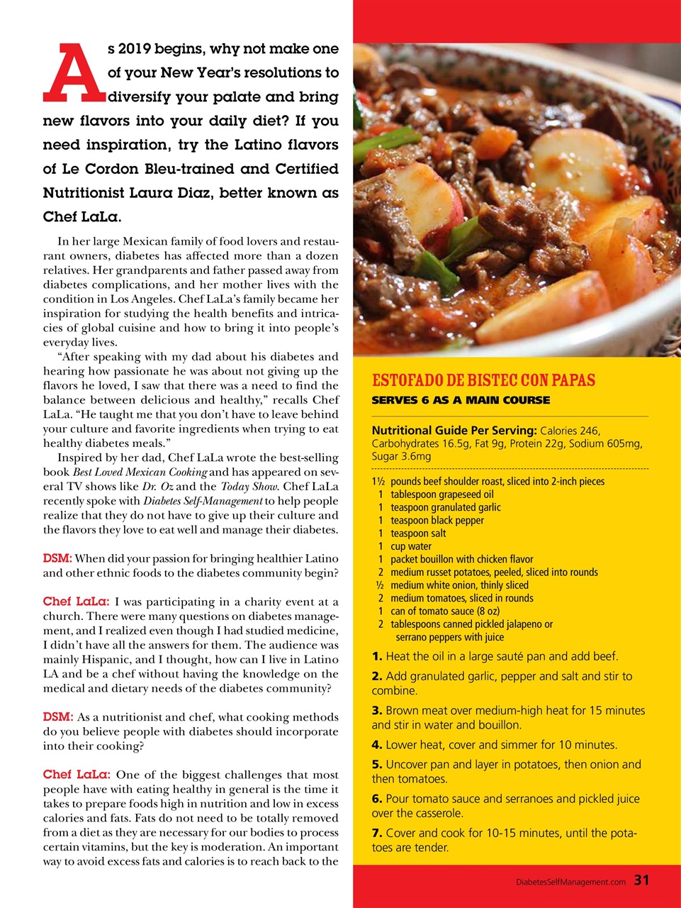 Diabetes Self-Management Preview Pages