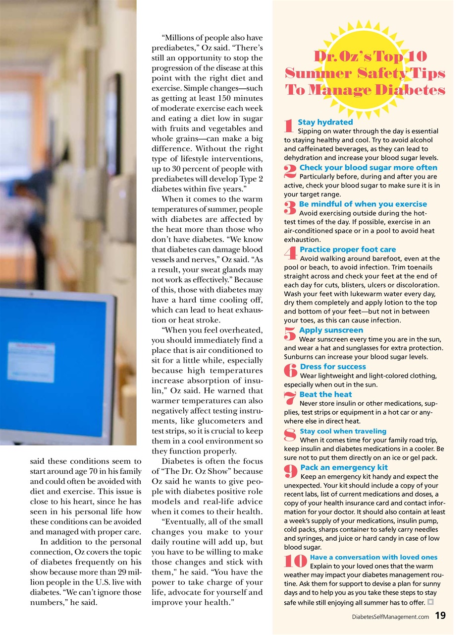 Diabetes Self-Management Preview Pages