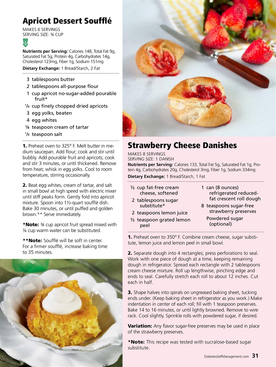 Diabetes Self-Management Preview Pages