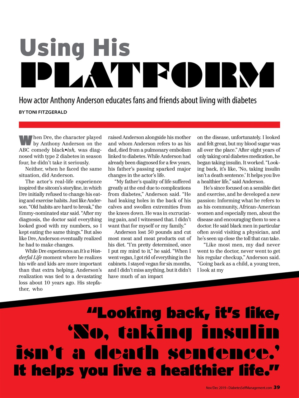 Diabetes Self-Management Preview Pages