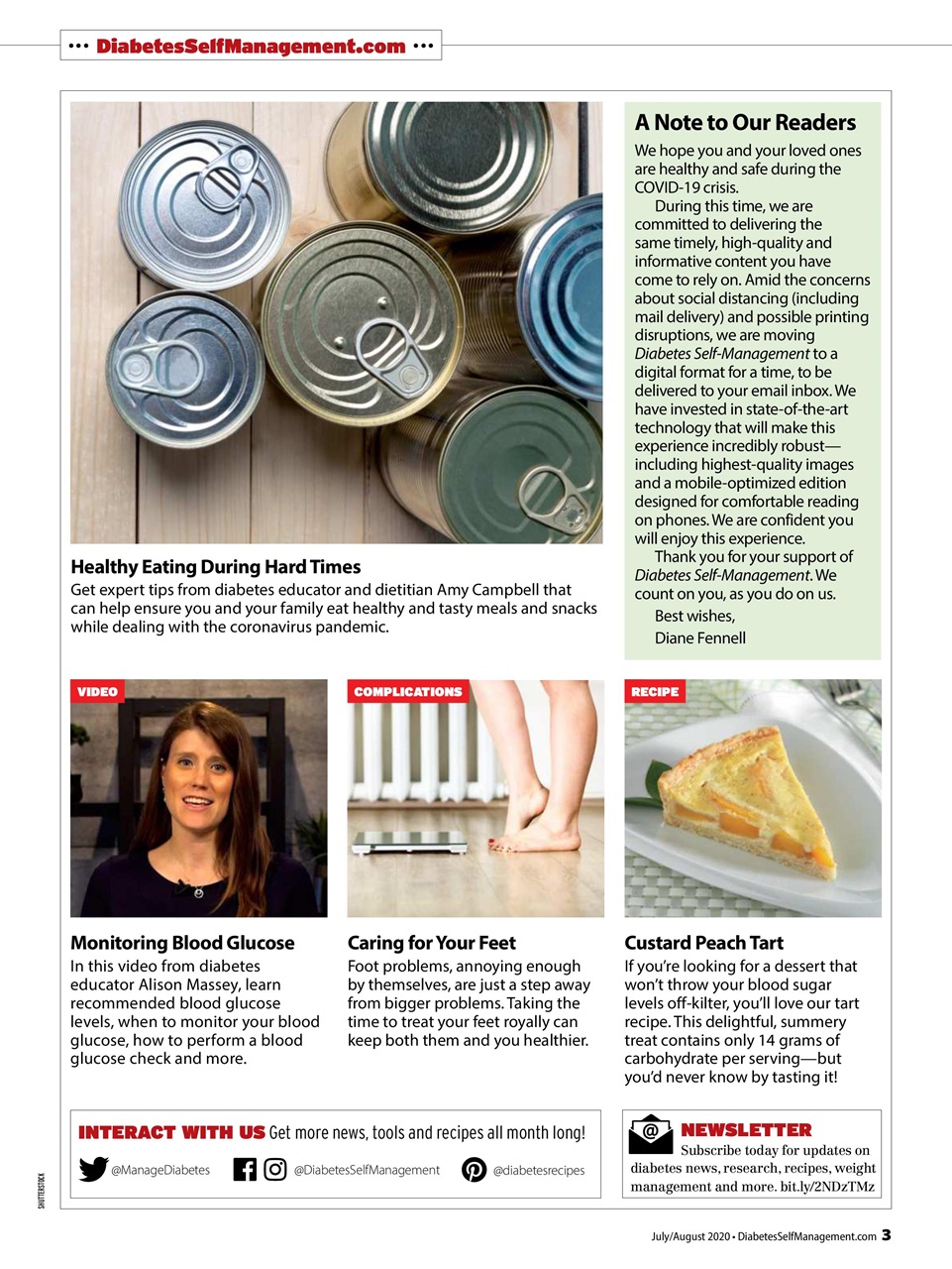 Diabetes Self-Management Preview Pages