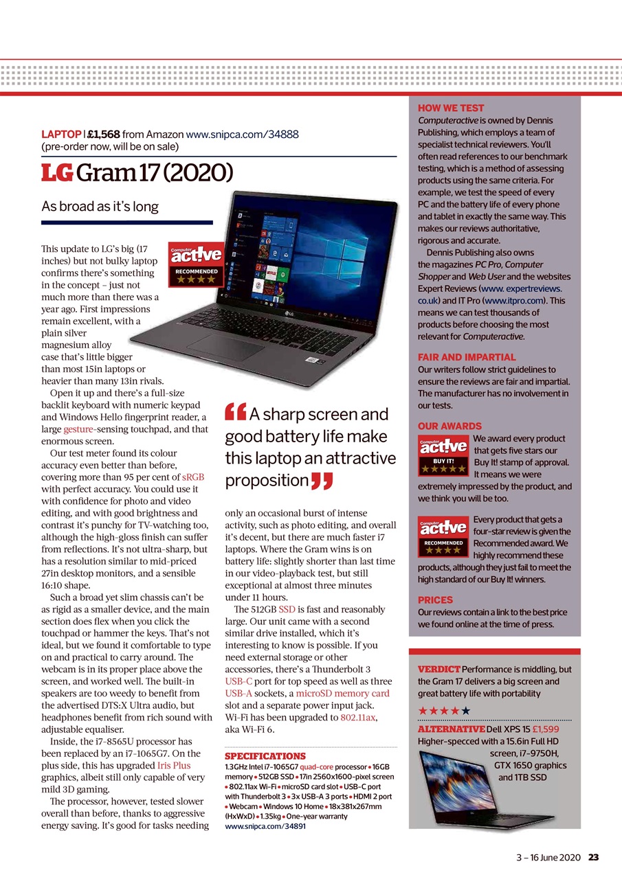 Computer Active Preview Pages