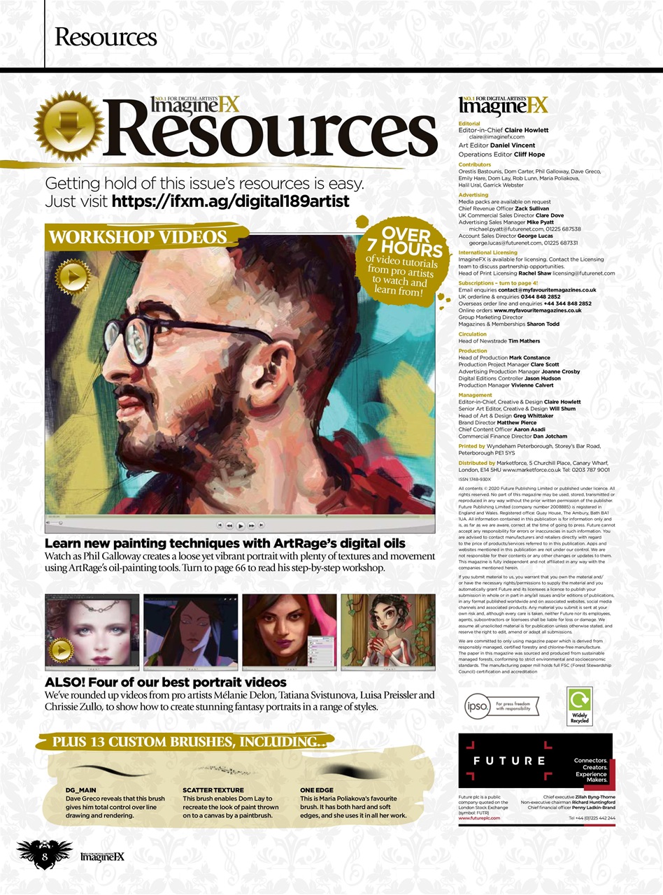 ImagineFX Preview Pages