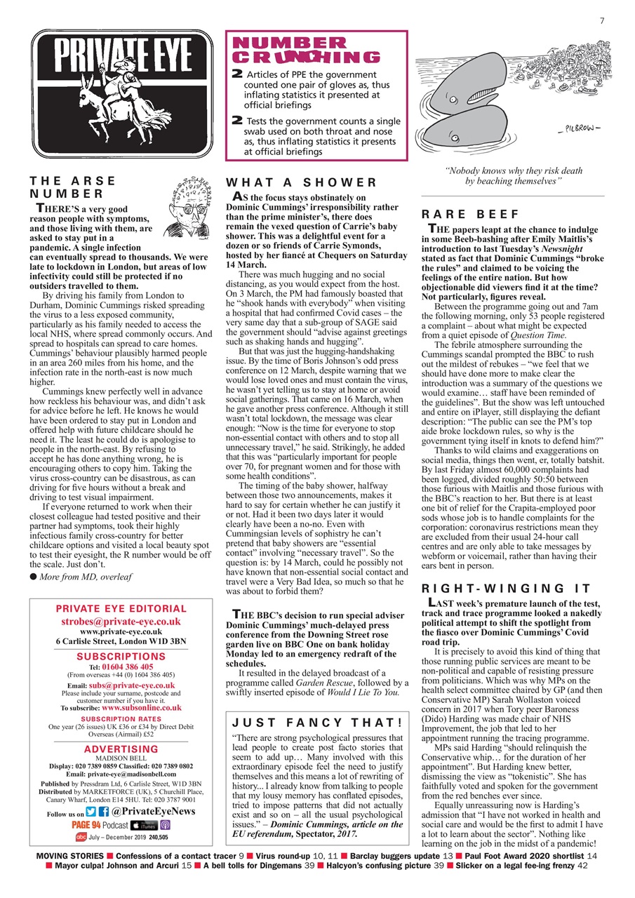 Private Eye Preview Pages