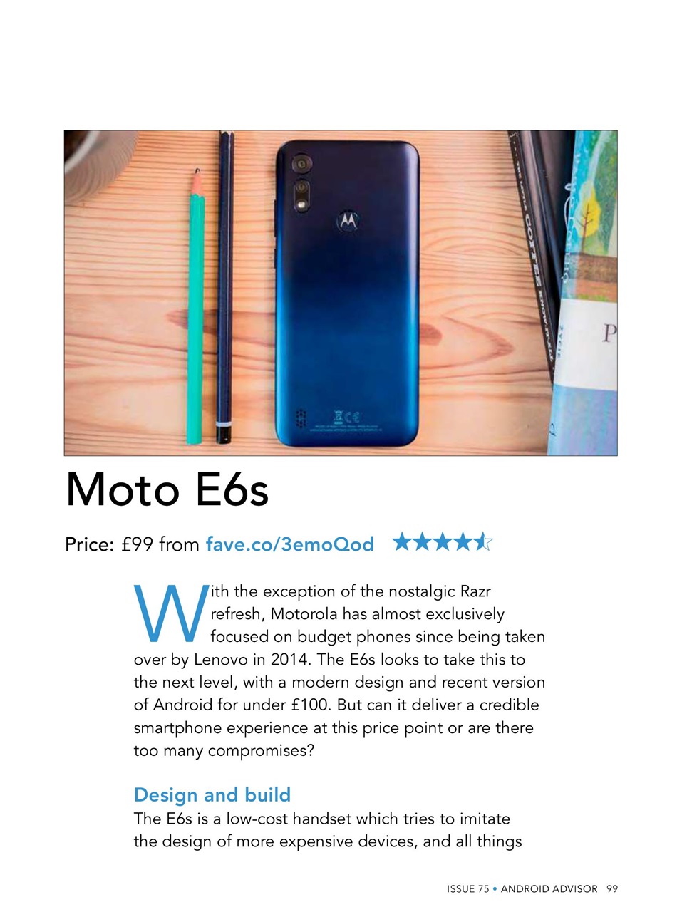 Android Advisor Preview Pages