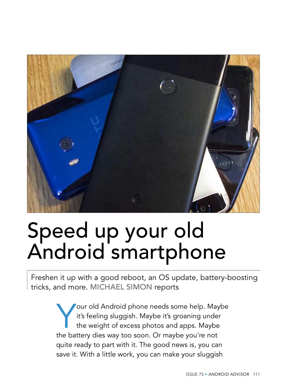 Android Advisor Preview Pages