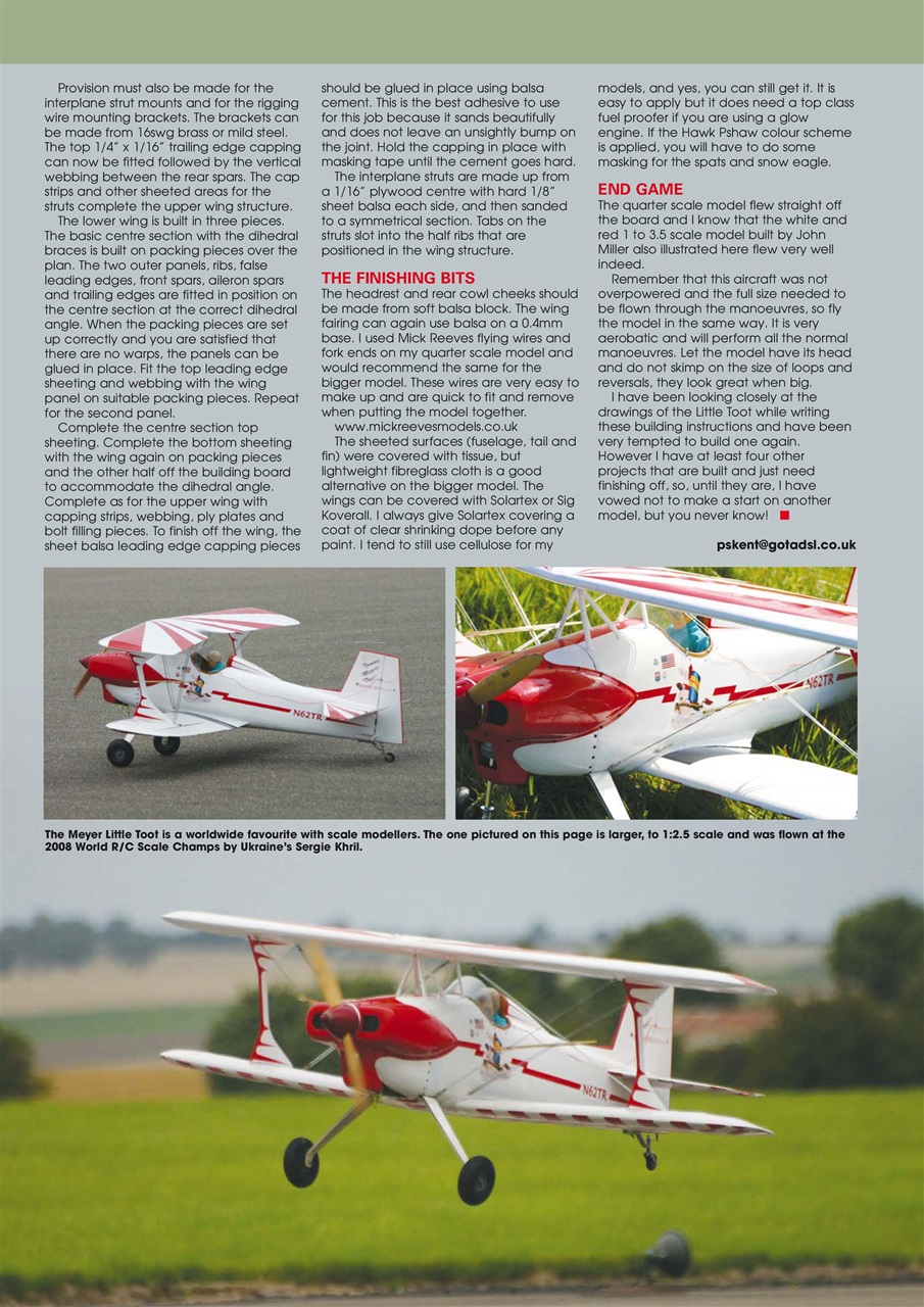 Radio Control Model Flyer Preview Pages