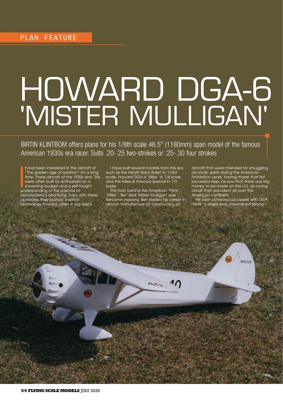 Radio Control Model Flyer Preview Pages