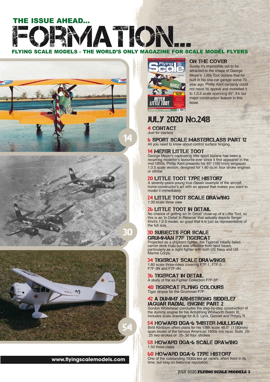 Flying Scale Models Preview Pages