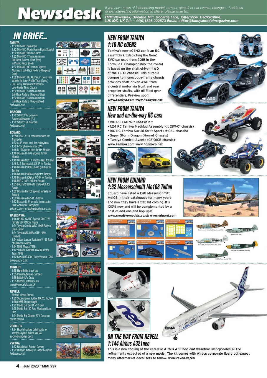 Tamiya Model Magazine Preview Pages