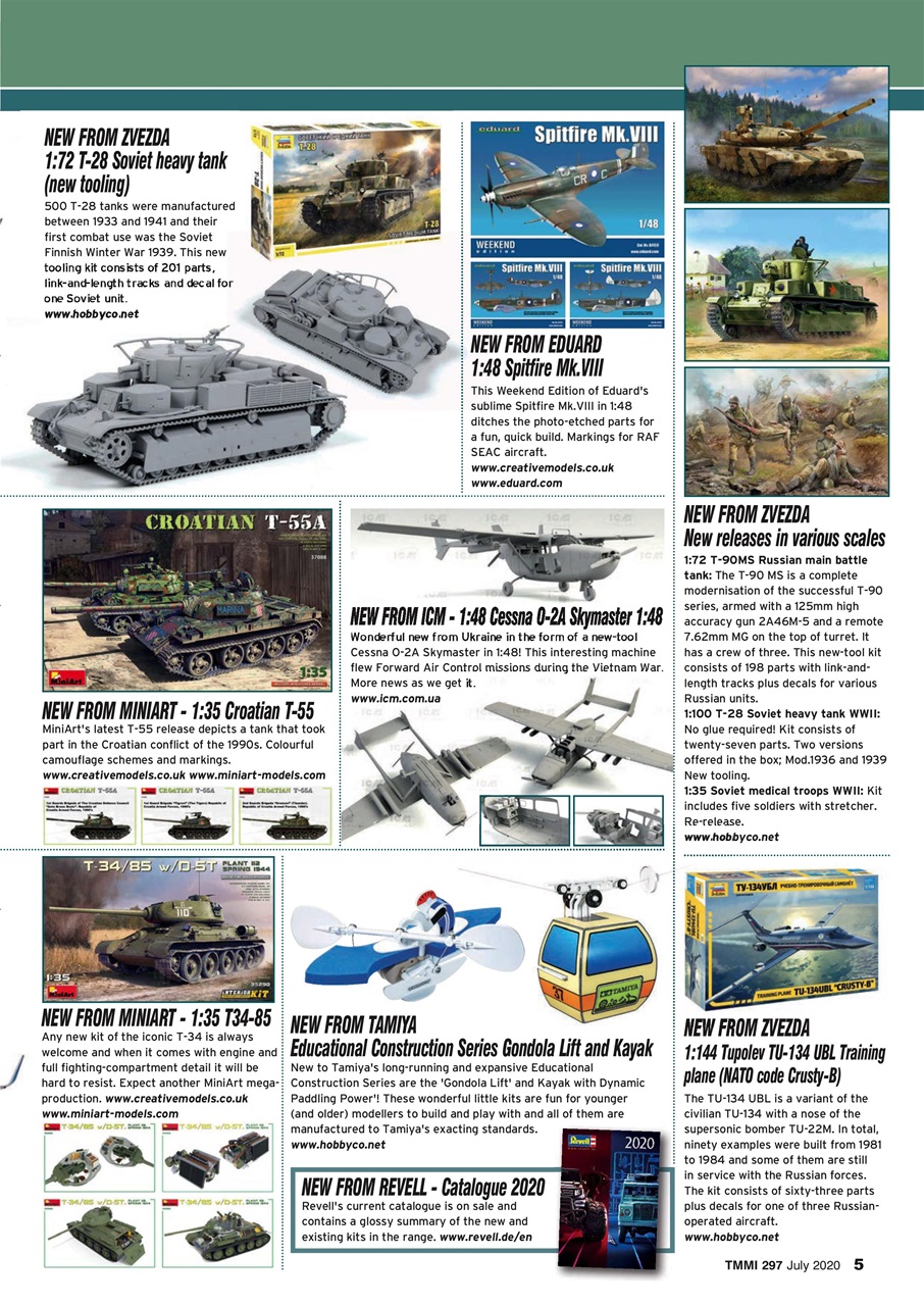 Tamiya Model Magazine Preview Pages