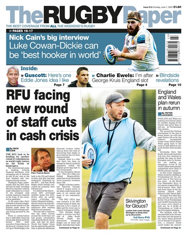The Rugby Paper issue 7th June 2020