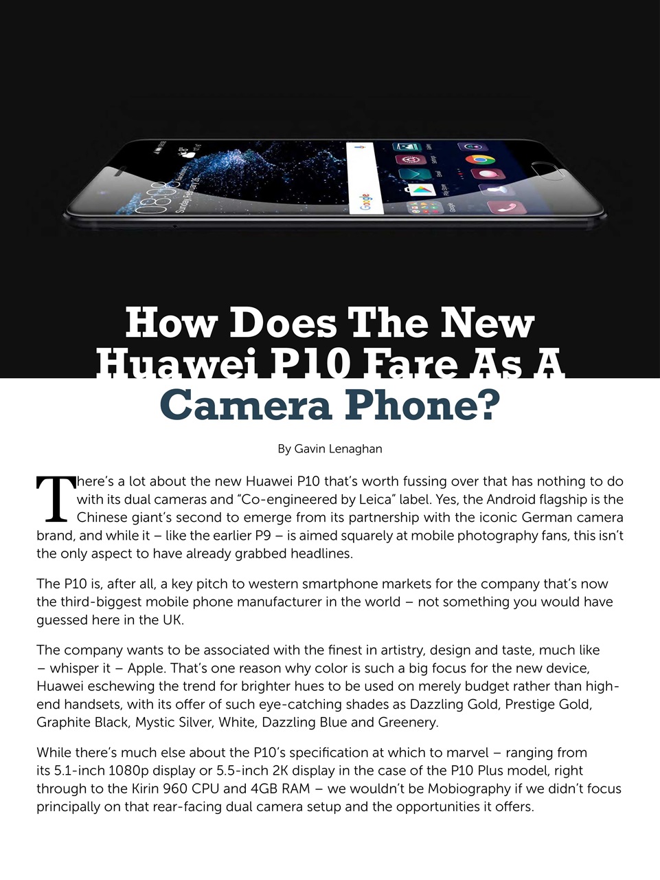 Mobiography Preview Pages