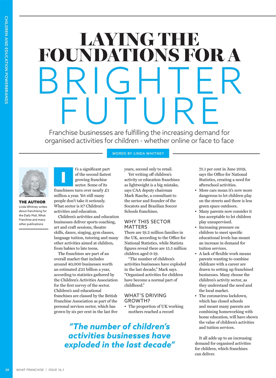 What Franchise Preview Pages