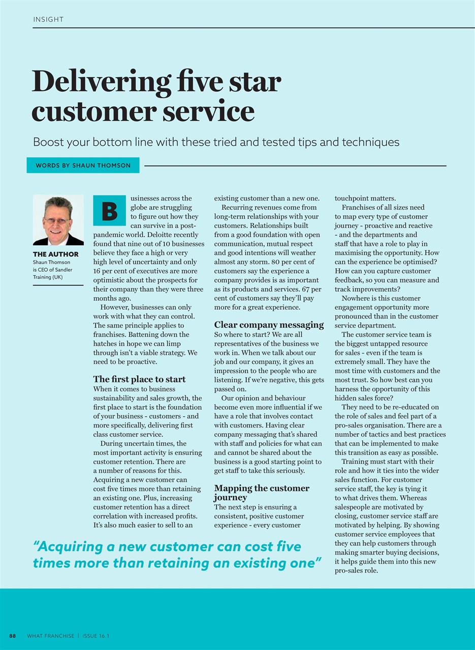 What Franchise Preview Pages