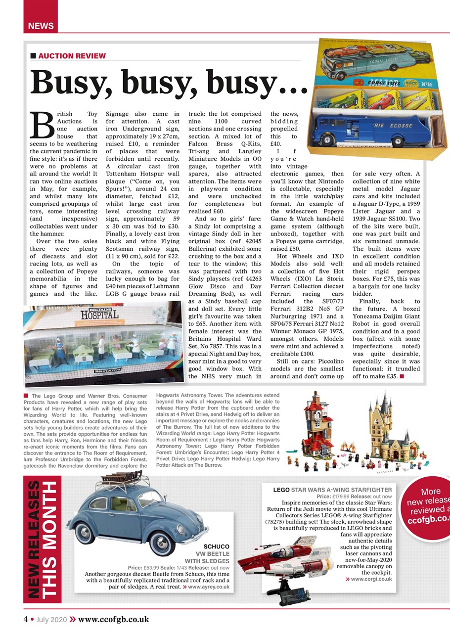 Collectors Gazette Preview Pages